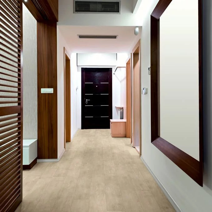 Polyflor Expona Simplay loose Lay Luxury Vinyl Tiles Grey Country Oak Installation