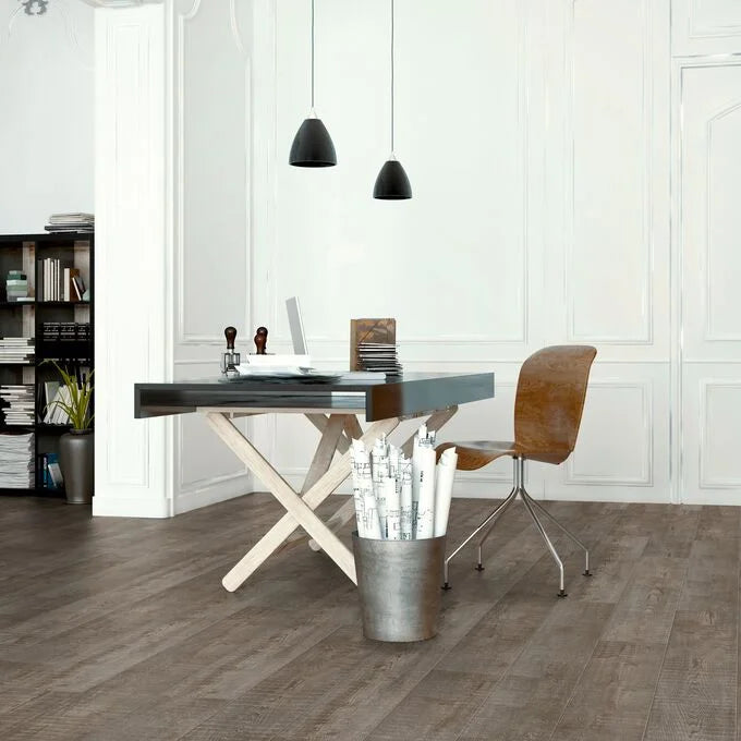 Polyflor Expona Simplay Luxury Vinyl Tiles Grey Mystique Wood Installation