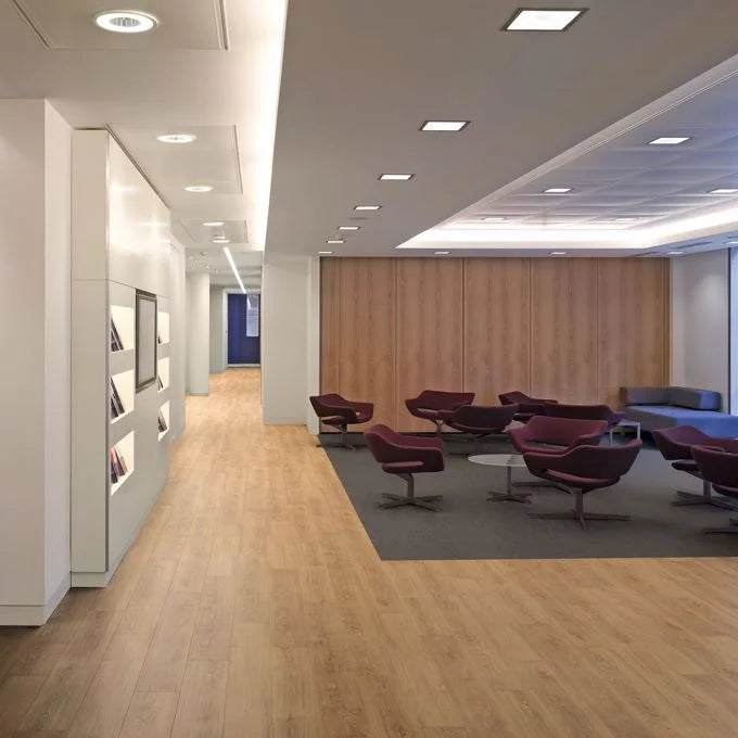 Polyflor Expona Simplay Luxury Vinyl Tiles Medium Classic Oak Installation