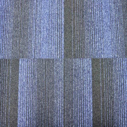 paragon diversity groove carpet tile Blue