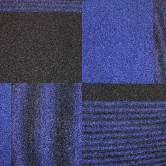 paragon total contrast carpet tile Blue