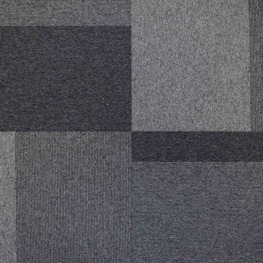 paragon total contrast carpet tile Grey