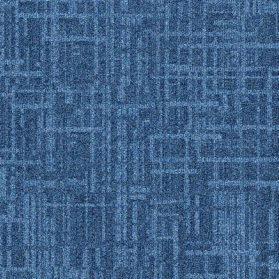 Burmatex Balance Grid  Carpet Tile Blue