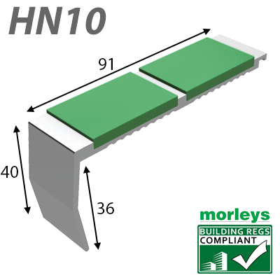 Stair Nosing Step Edging Chevron Double Channel