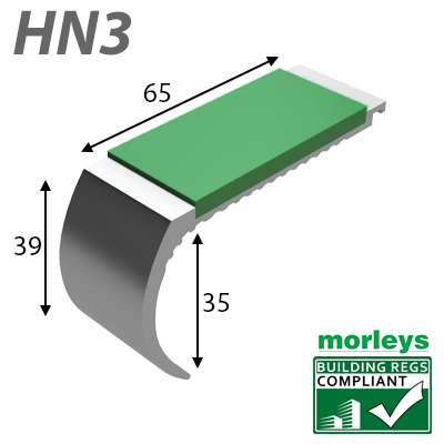 Stair Nosing Step edging Bullnose Single Channel