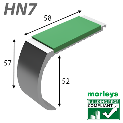 Stair Nosing Step Edging Bullnose Single Channel