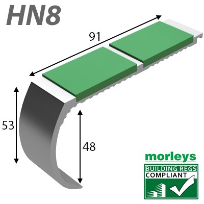 Stair Nosing Step Edging Bullnose Double Channel