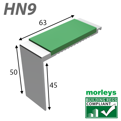 Stair Nosing Step edging 90 Degree Single Channel