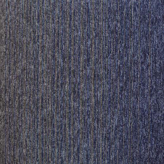  Burmatex Tivoli Mist Carpet Tiles Blue Grey Stripe