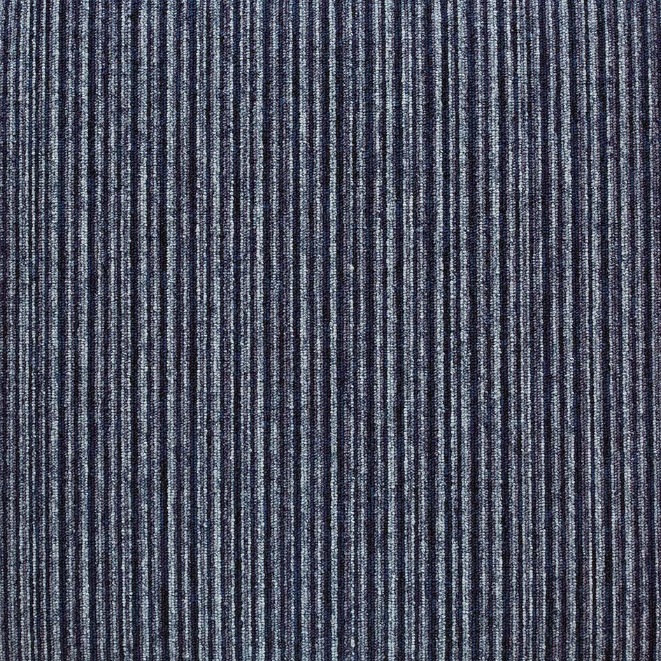 Burmatex Tivoli Carpet Tiles Blue Stripe