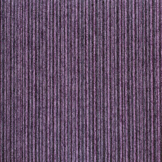 Burmatex Tivoli carpet Tiles Purple Stripe