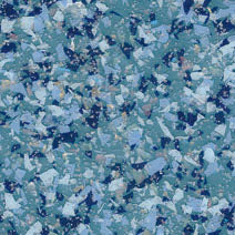 polysafe mosaic safety vinyl Blue