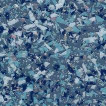polysafe mosaic safety vinyl Blue